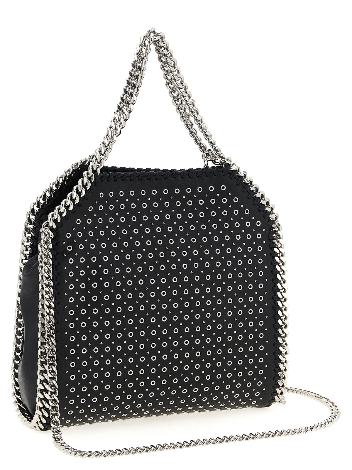 Black Polyester Handbag