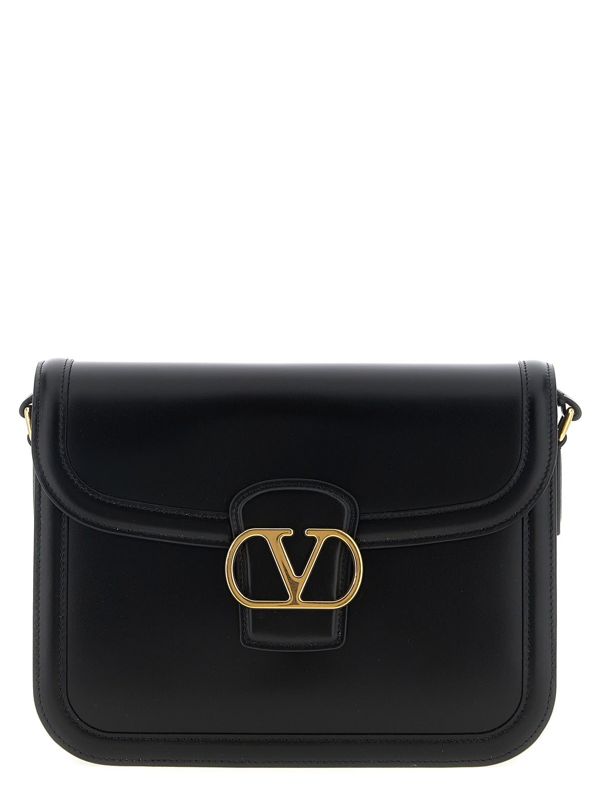 Black Leather Shoulder Bag