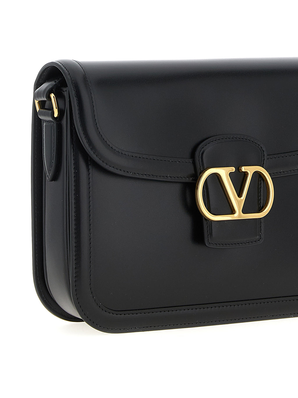 Black Leather Shoulder Bag