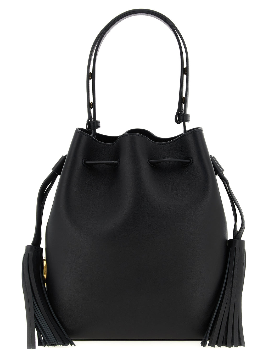 Black Leather Shoulder Bag