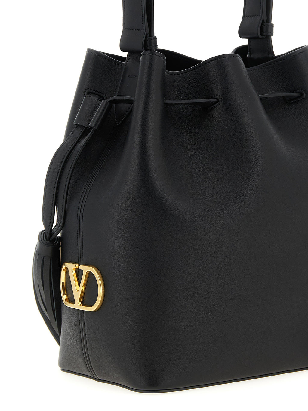 Black Leather Shoulder Bag