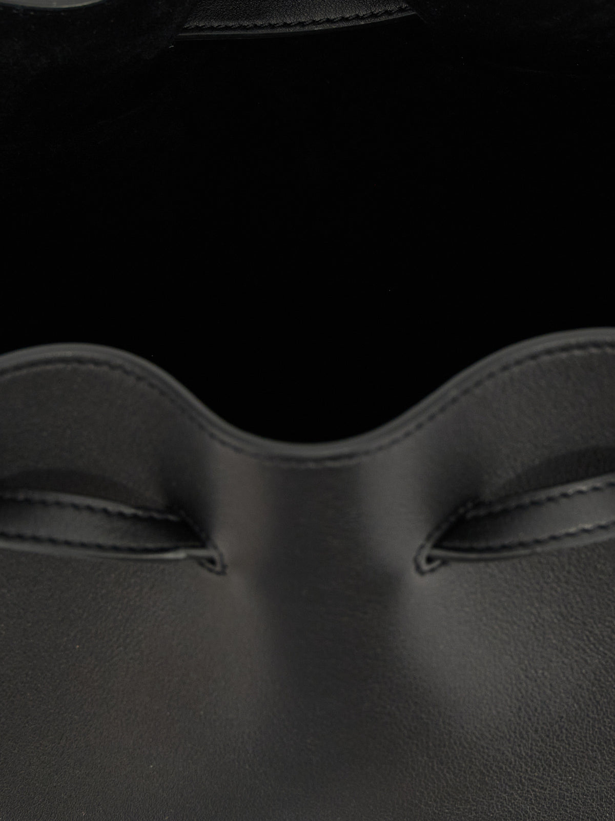 Black Leather Shoulder Bag