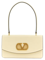 White Leather Shoulder Bag