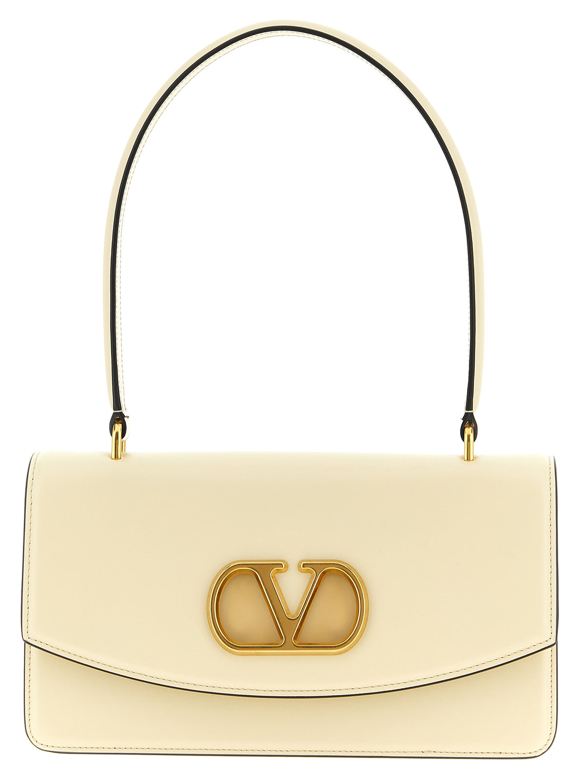 White Leather Shoulder Bag