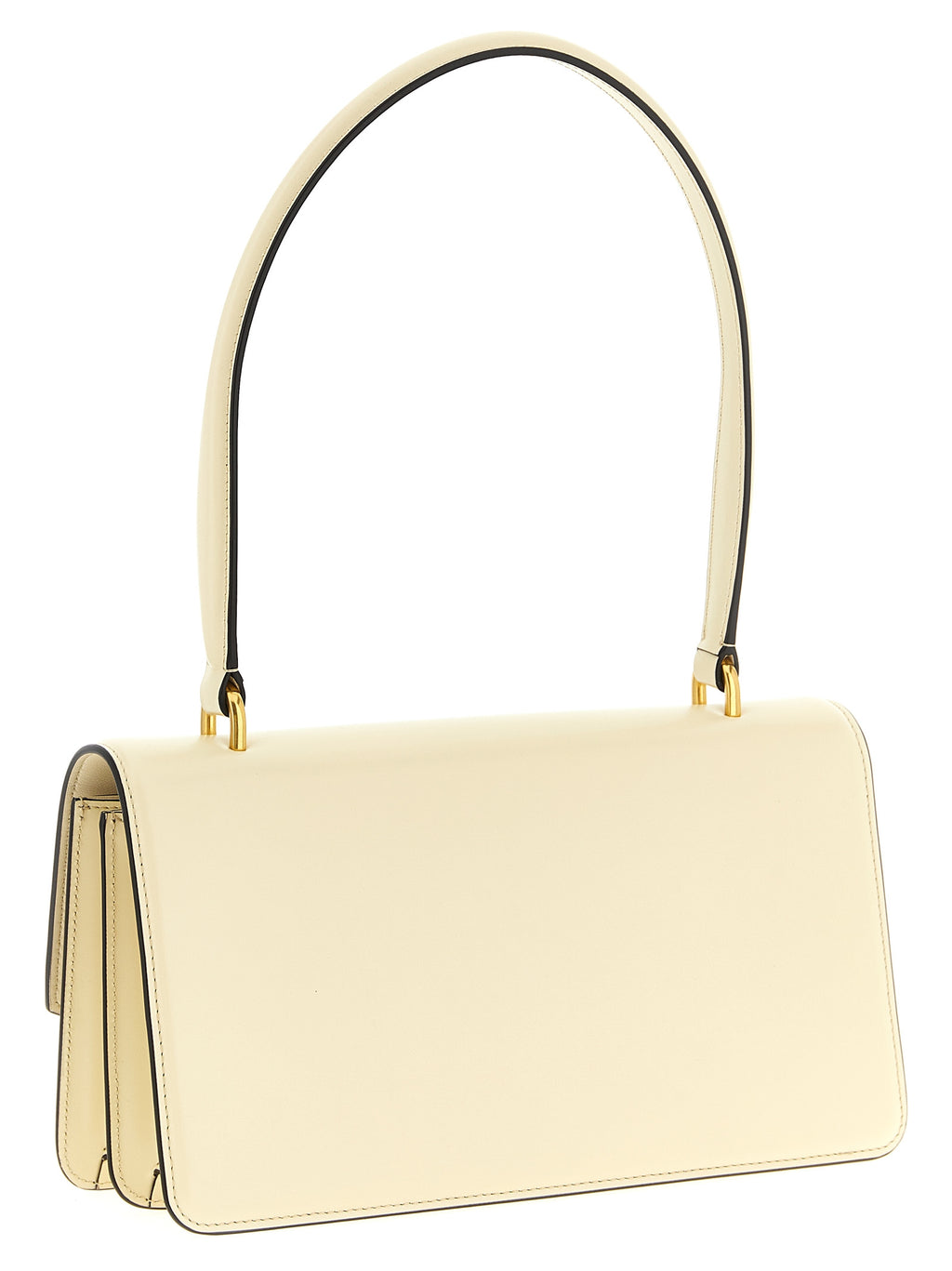 White Leather Shoulder Bag