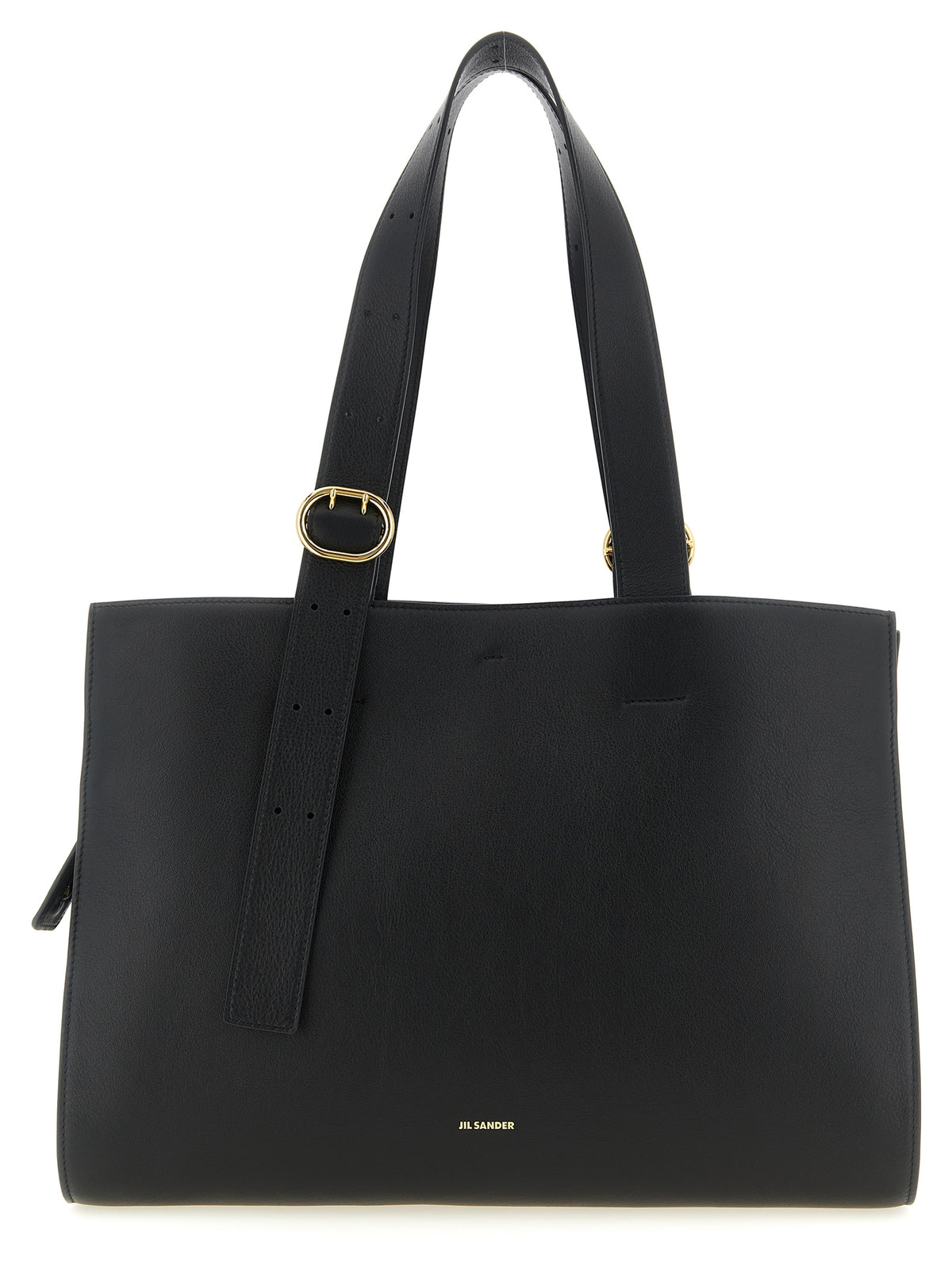 Black Leather Tote Bag