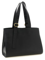 Black Leather Tote Bag