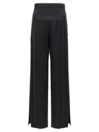 Black Silk Trousers