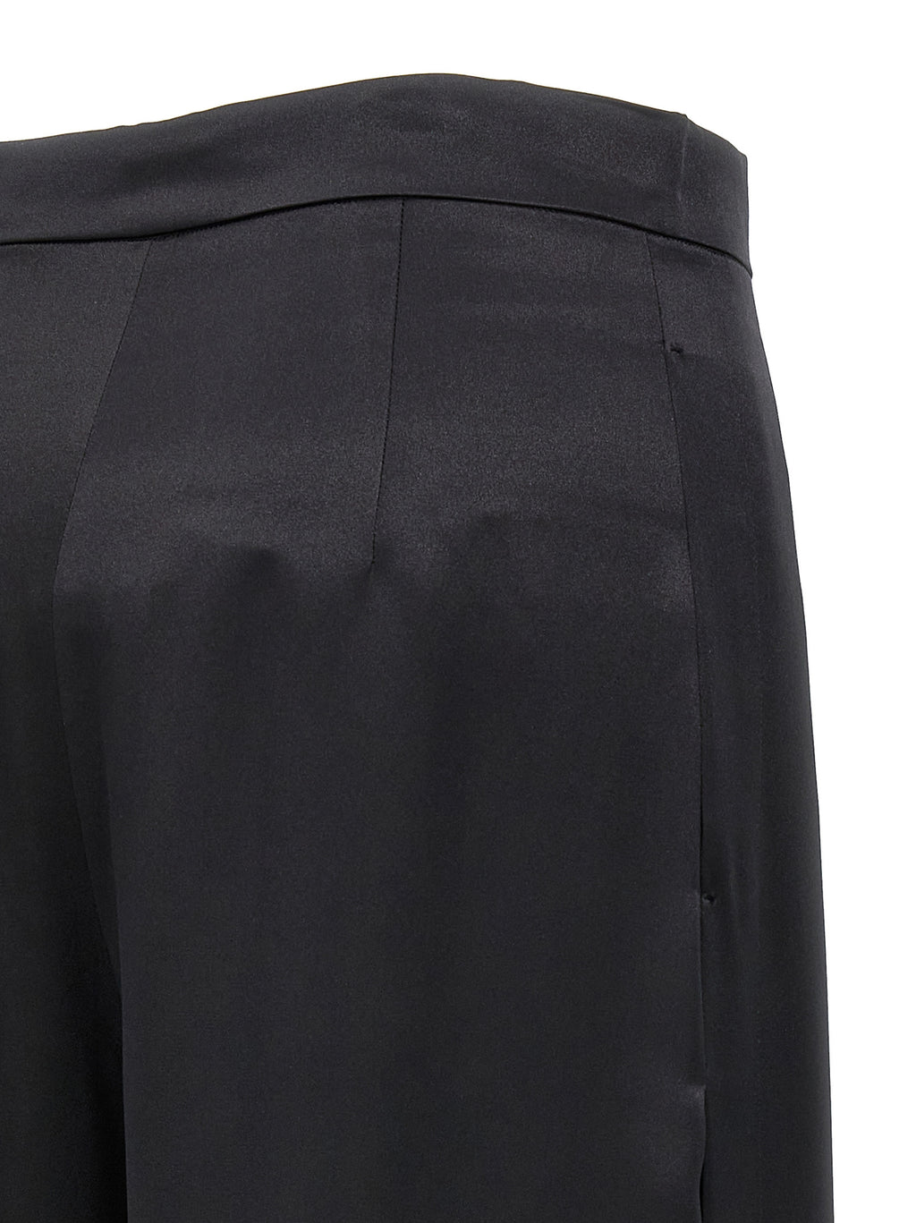 Black Silk Trousers