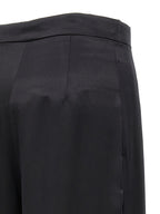 Black Silk Trousers