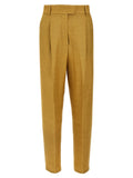 Gold Linen Trousers