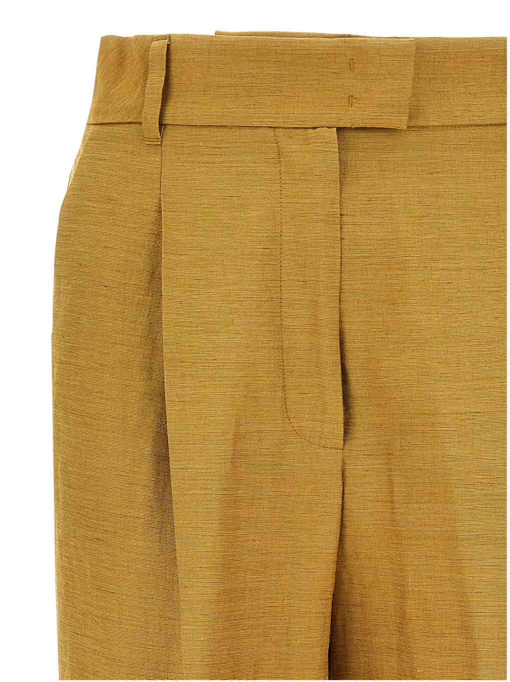 Gold Linen Trousers