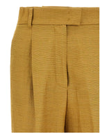 Gold Linen Trousers