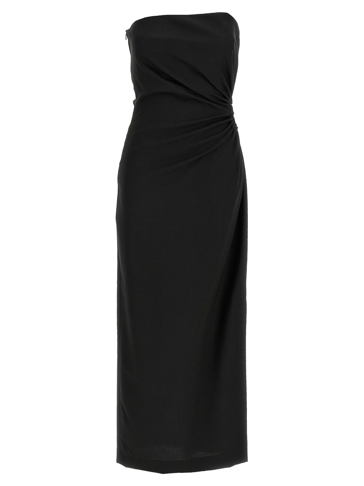 Black Virgin Wool Dress