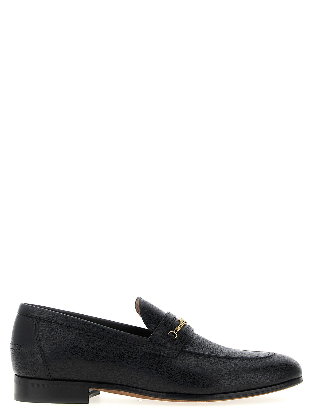 Black Leather Loafers