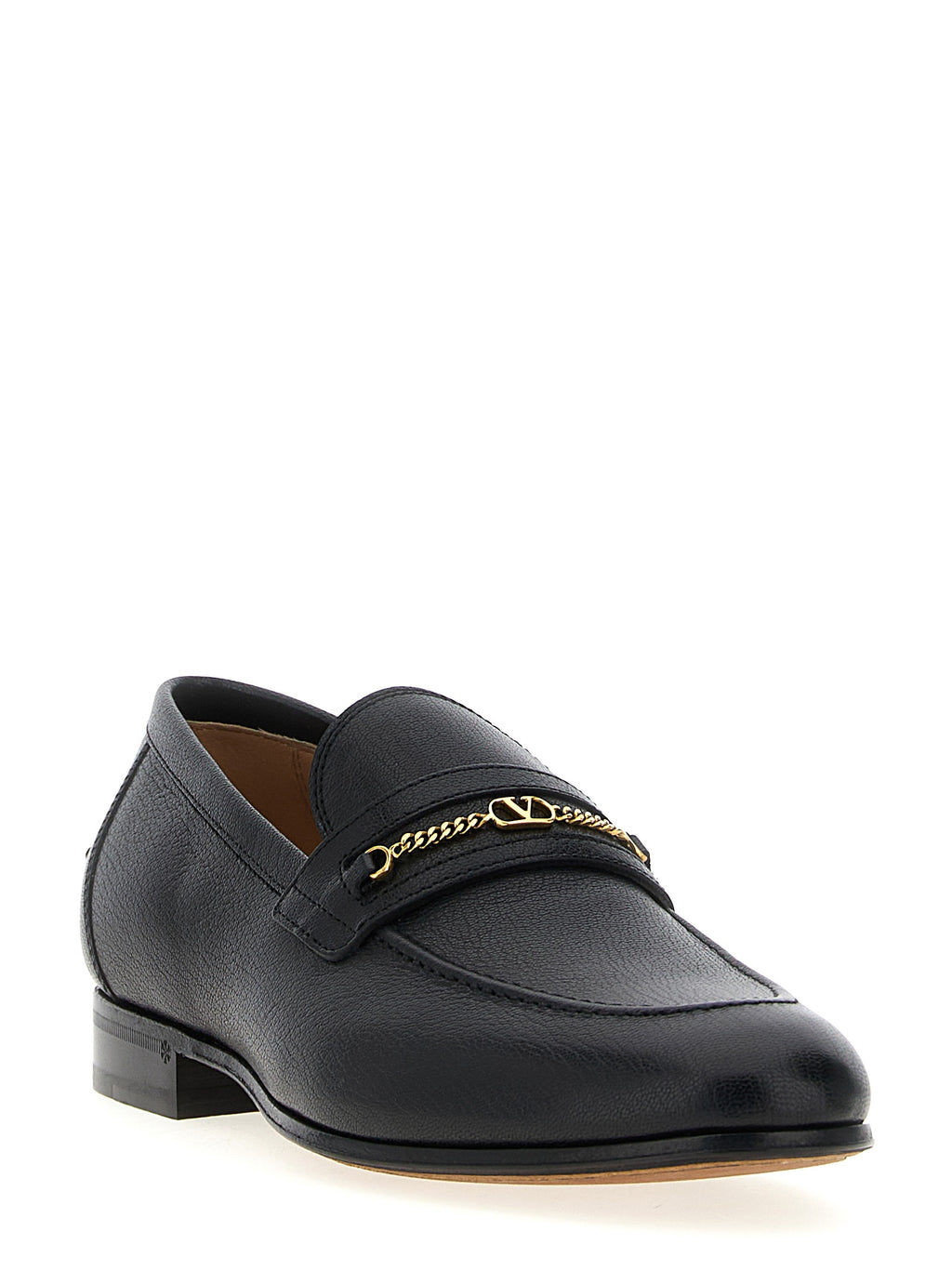Black Leather Loafers
