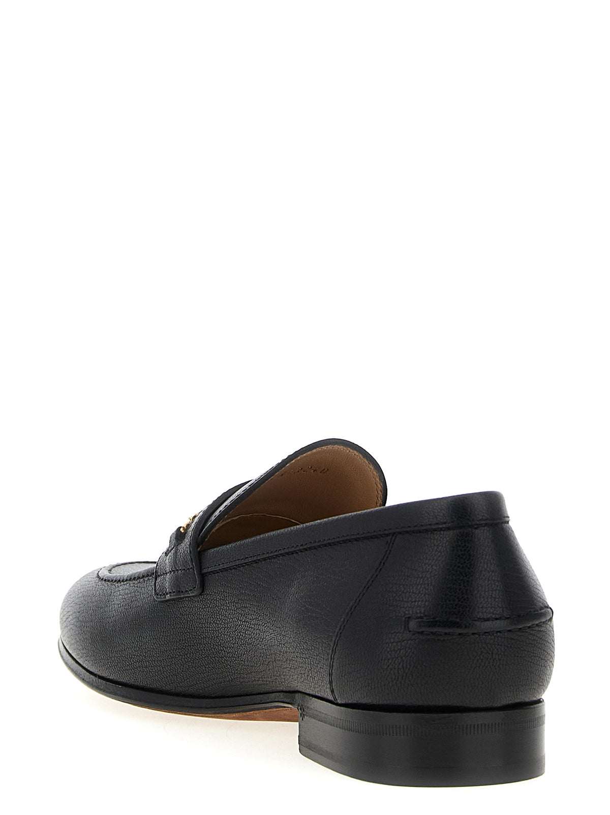 Black Leather Loafers