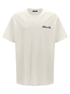 White and Black Cotton T-Shirt