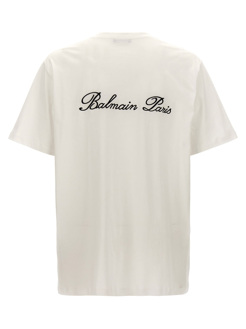 White and Black Cotton T-Shirt