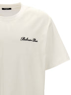 White and Black Cotton T-Shirt