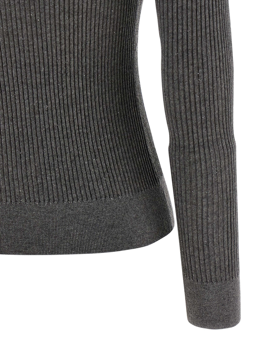 Grey Silk Cardigan