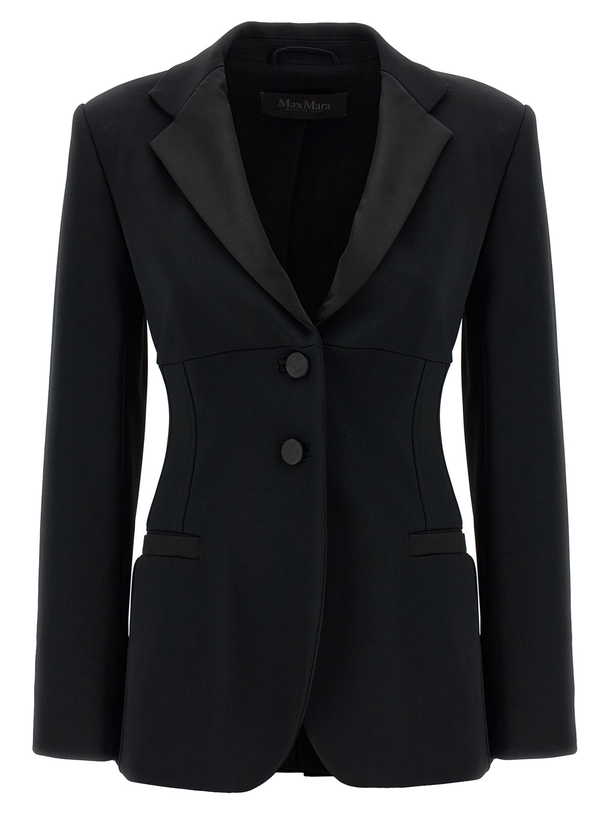 Black Viscose Blazer
