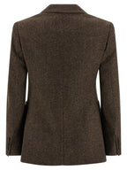 Virgin Wool Blazer – Brown