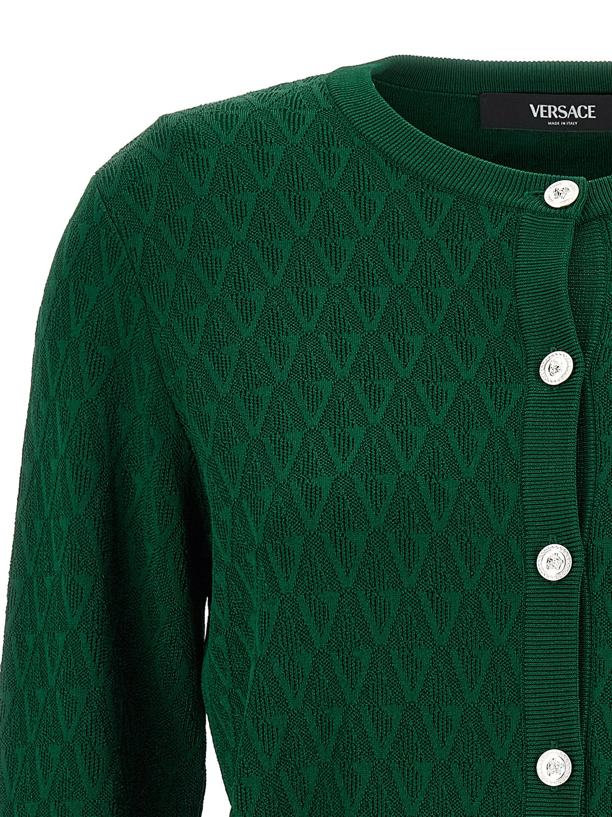 Green Viscose Cardigan