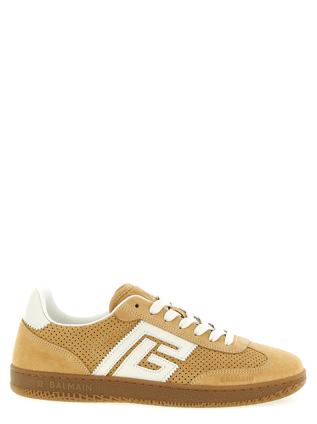 Beige Suede Sneakers