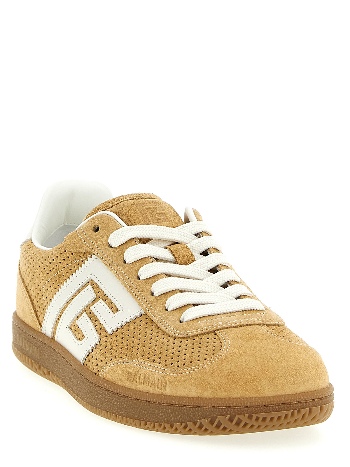 Beige Suede Sneakers