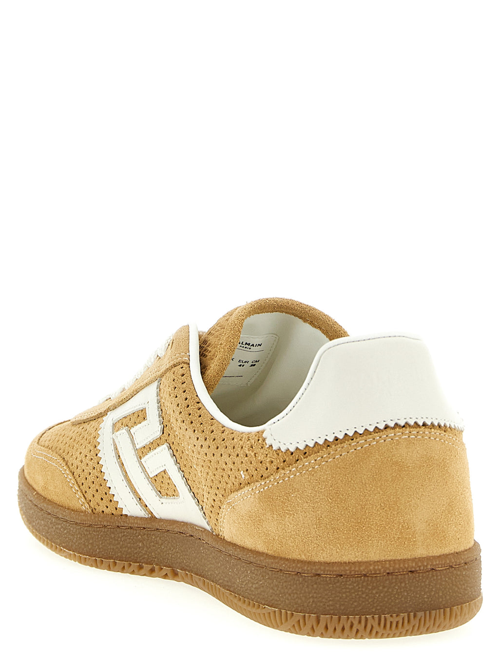 Beige Suede Sneakers