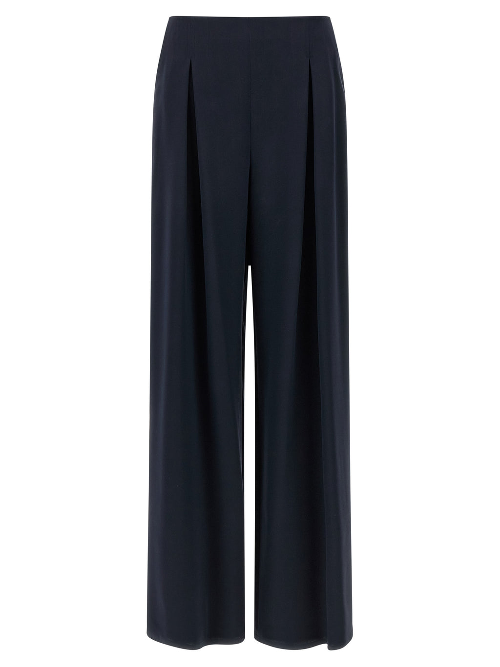 Blue Silk Trousers