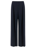 Blue Silk Trousers