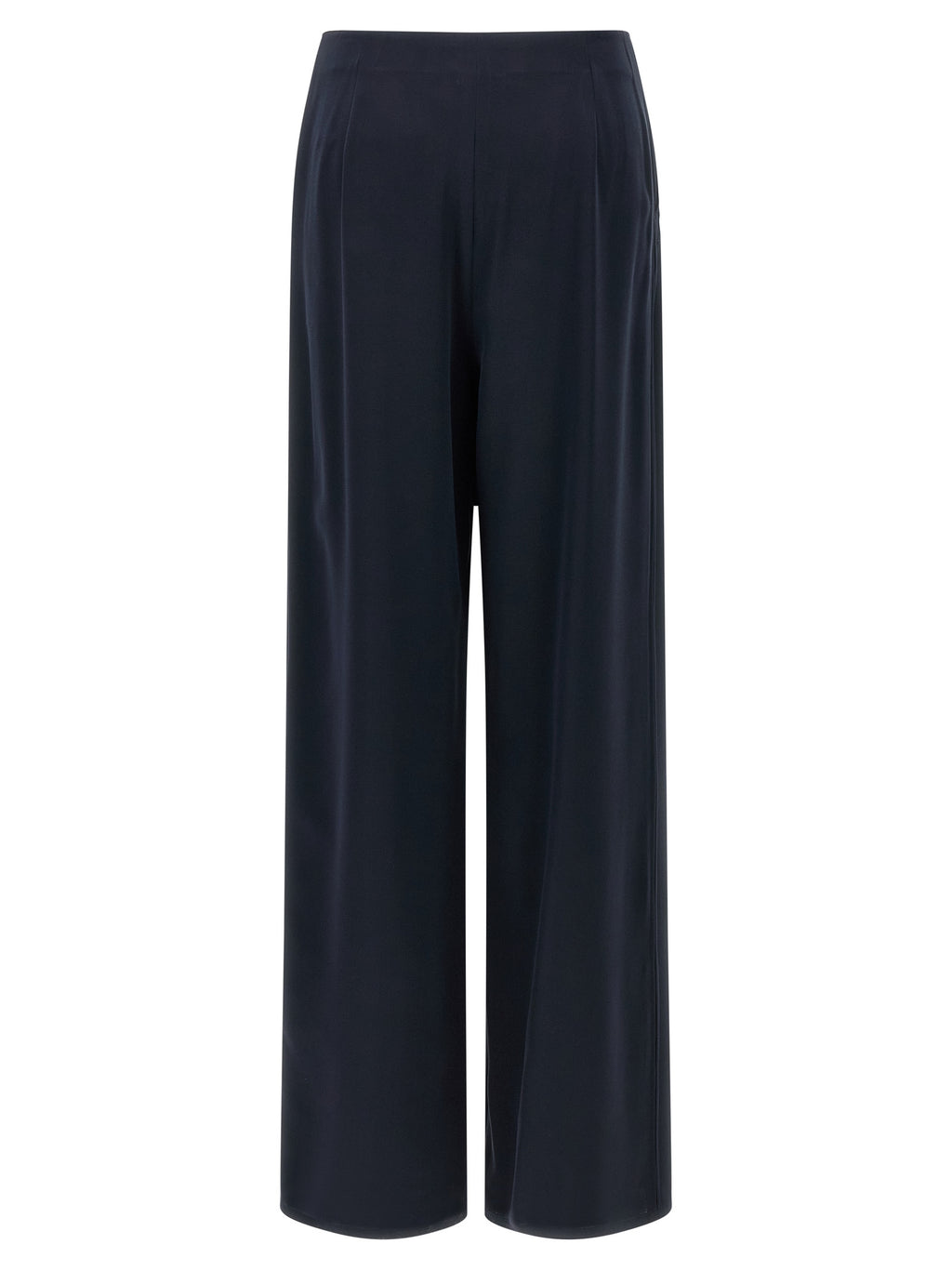 Blue Silk Trousers