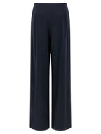 Blue Silk Trousers
