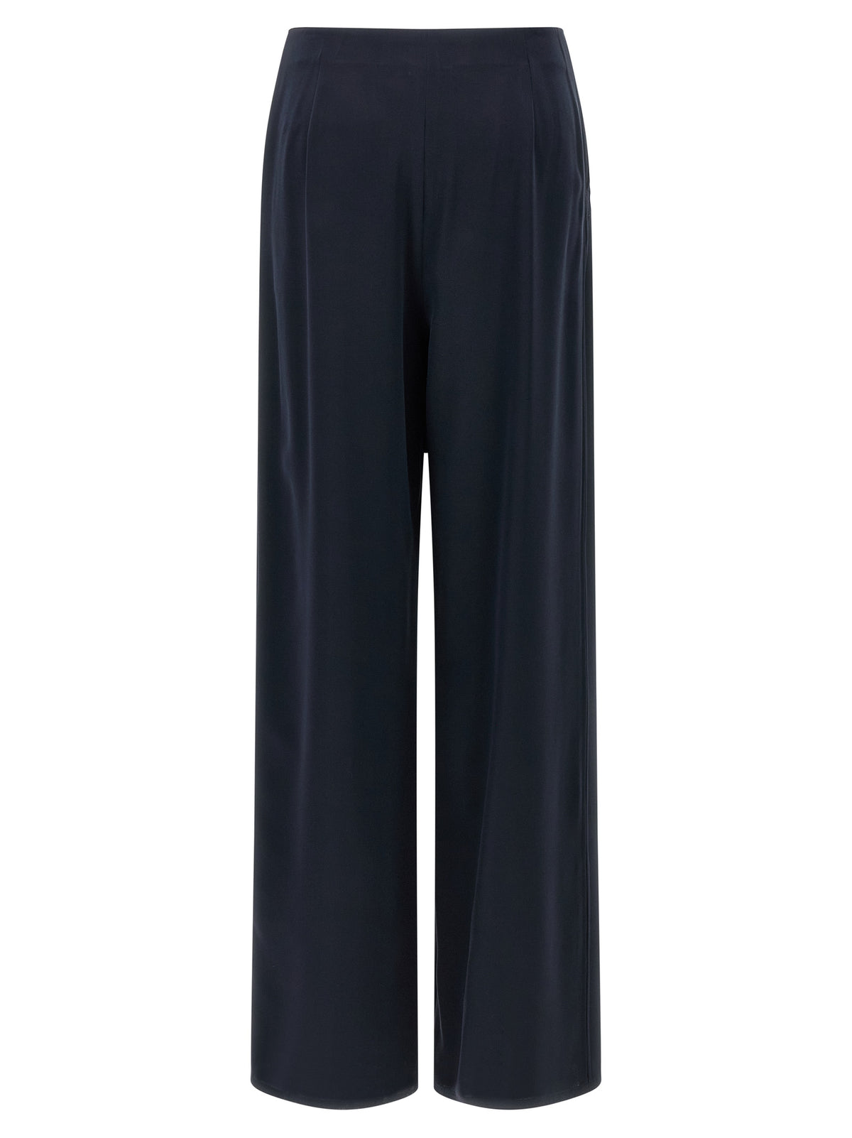 Blue Silk Trousers