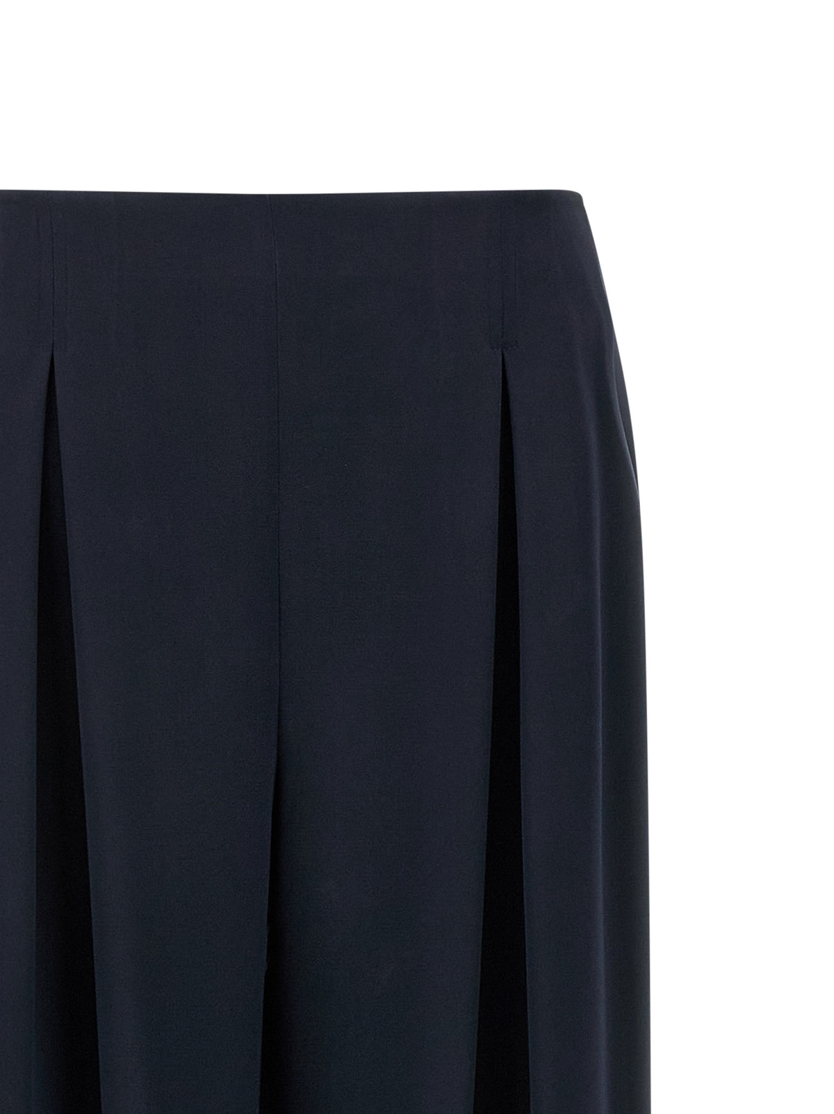 Blue Silk Trousers