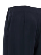 Blue Silk Trousers