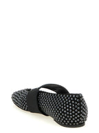 Black Leather Ballet Flats