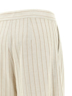 White Cotton Trousers