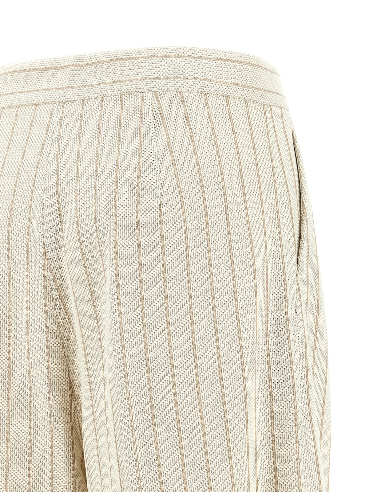 White Cotton Trousers