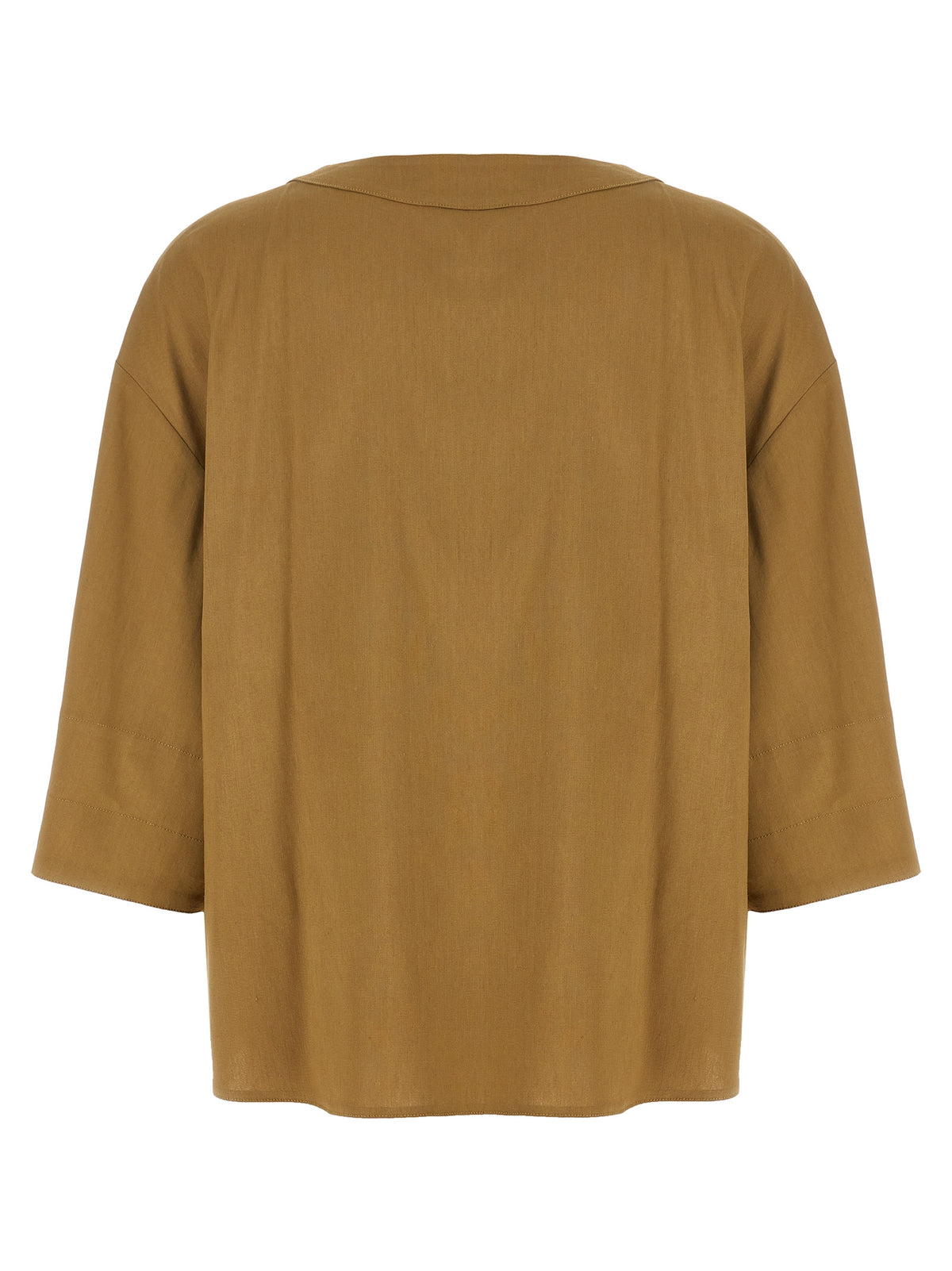 Beige Linen Blouse