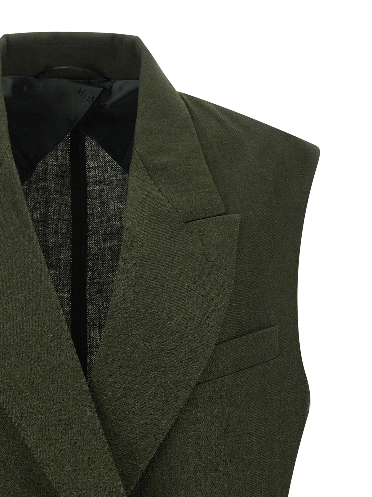 Green Linen Jacket