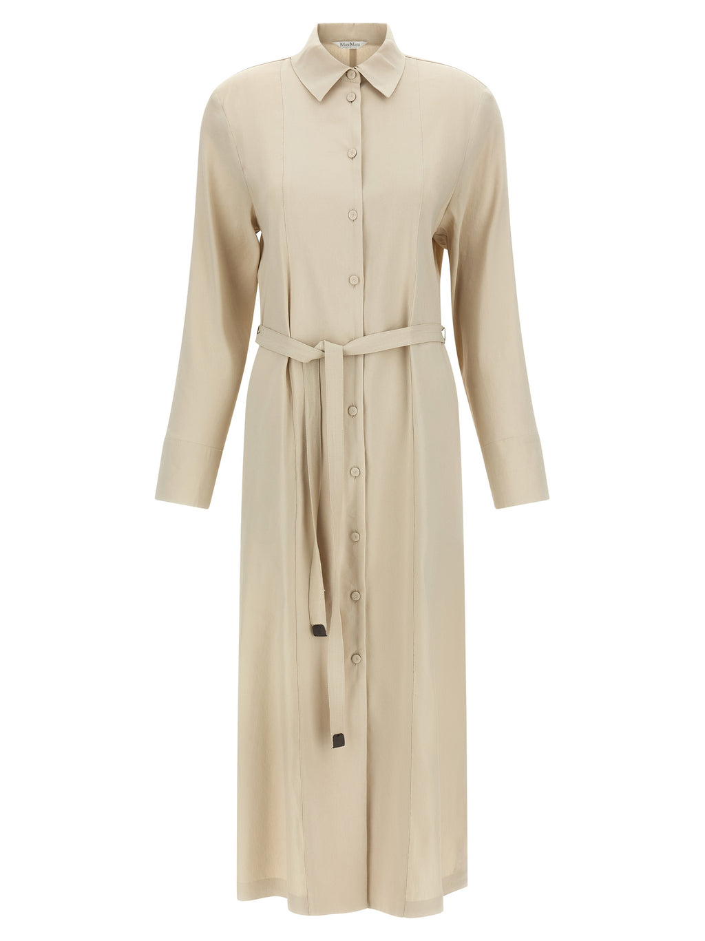 Beige Linen Dress
