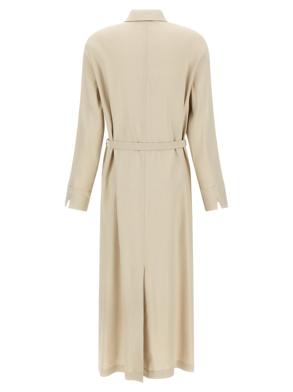 Beige Linen Dress