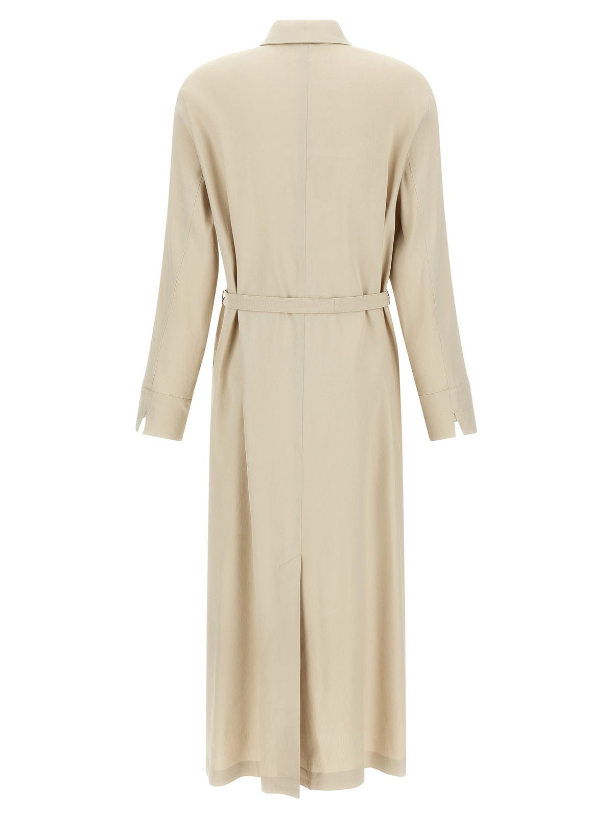 Beige Linen Dress