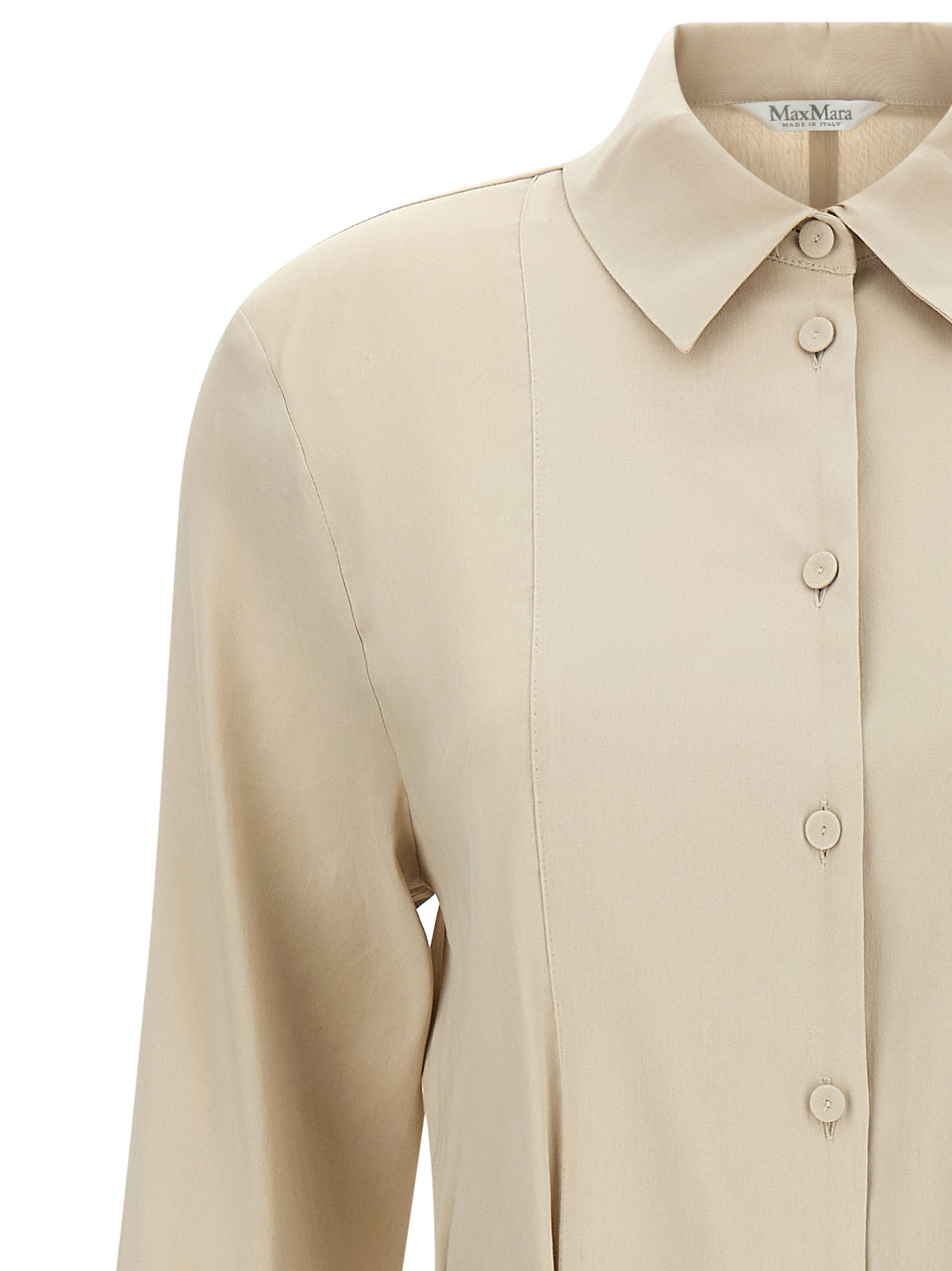 Beige Linen Dress