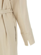 Beige Linen Dress