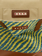 Green Polyamide Tote Bag