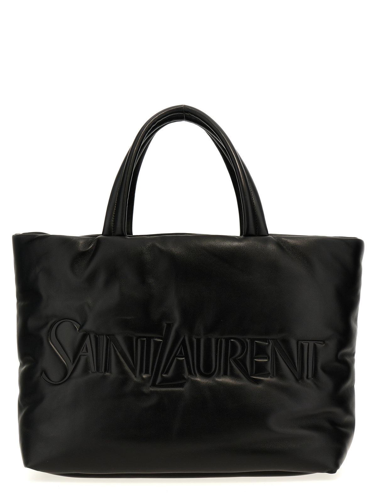Black Leather Tote Bag